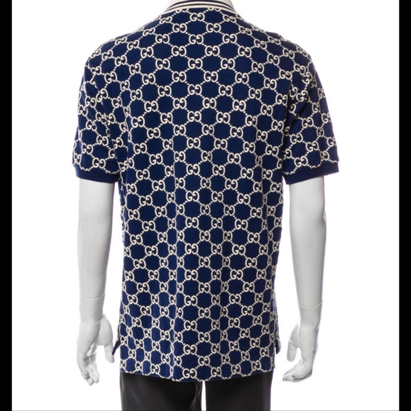 Authentic Gucci GG Monogram Motif Embroidered Tshirt - Picture 2 of 10